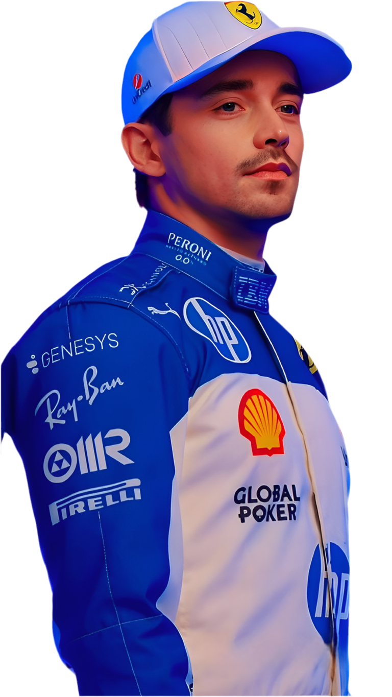F1 Charles Leclerc 2025 Ferrari Miami GP Karting Suit – Printed Design for Fans & Racers