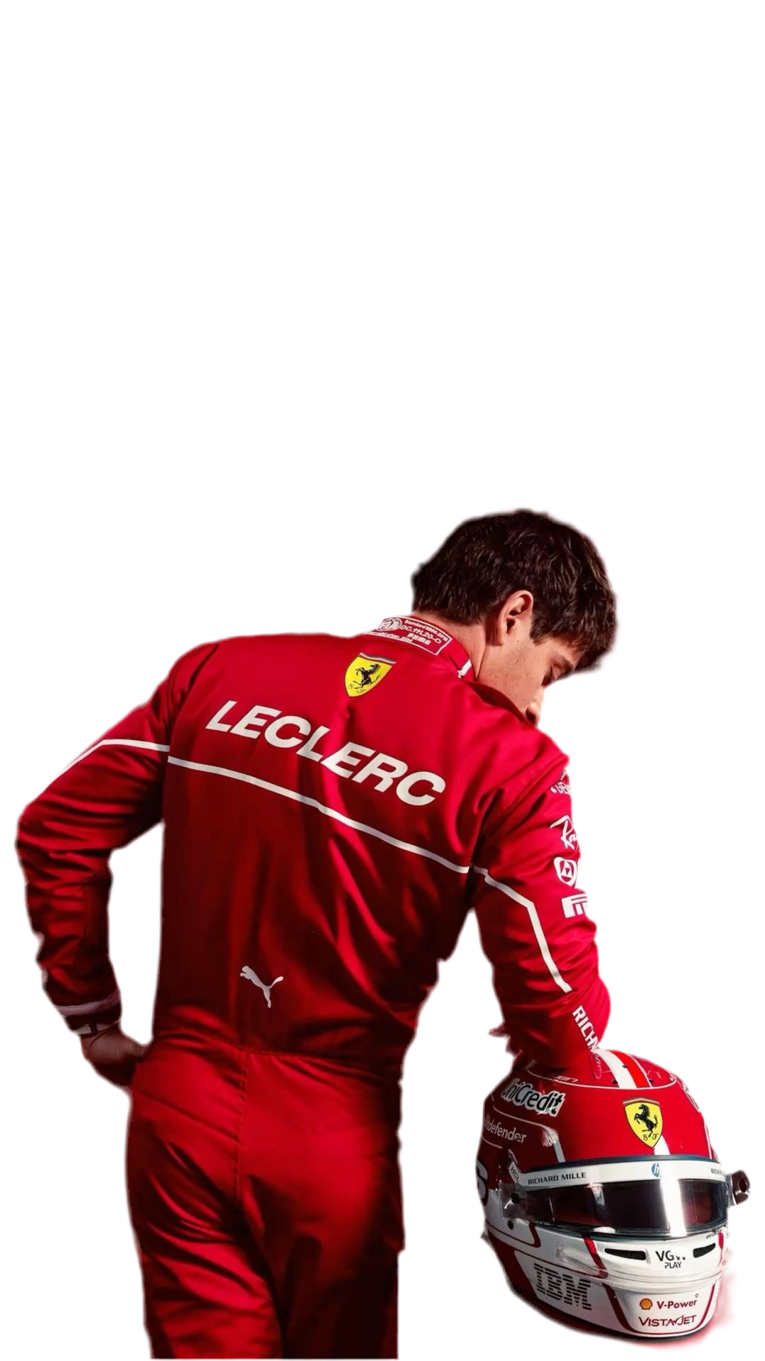 Charles Leclerc 2024 Ferrari-Inspired Karting Suit – Printed Design for Fans & Racers