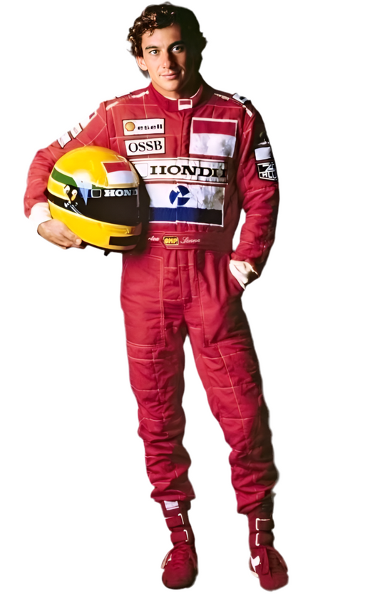 Ayrton Senna Karting Suit – Premium Embroidered Replica (Official Tribute Edition)