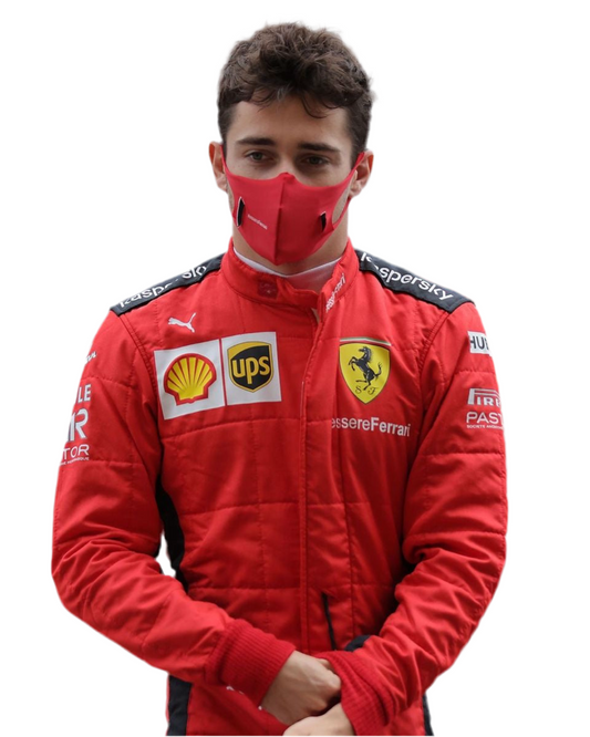 Charles Leclerc 2020 Ferrari-Inspired Karting Suit – Printed Design for Fans & Racers