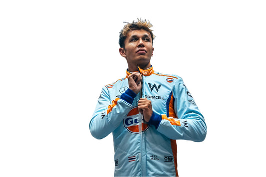 2023 Alexander Albon “Gulf” Williams F1‑Style Race Suit – Singapore GP Edition