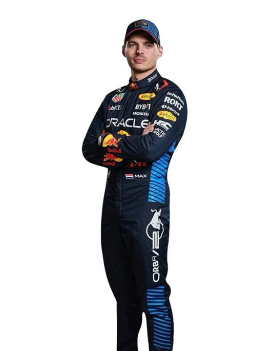 Red Bull Max Verstappen Racing Suit – High-Speed Performance Design