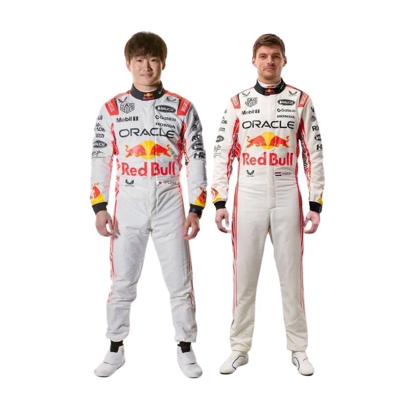 2025 Japanese GP suit for Max Verstappen and Yuki Tsunoda