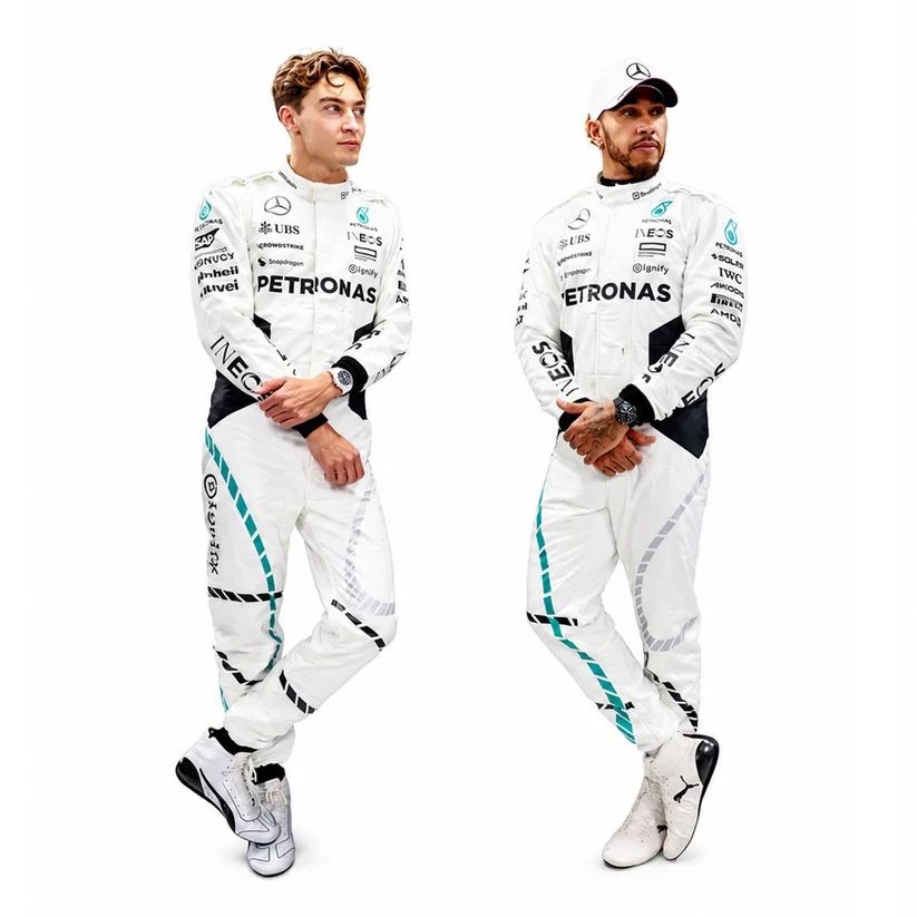 2024 George Russell & Lewis Hamilton Qatar GP F1 racing suit