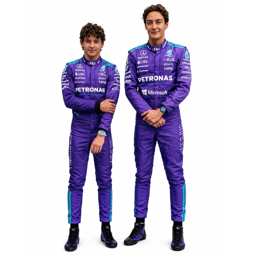 2026 George Russell & Kimi Antonelli Miami GP F1 racing suit