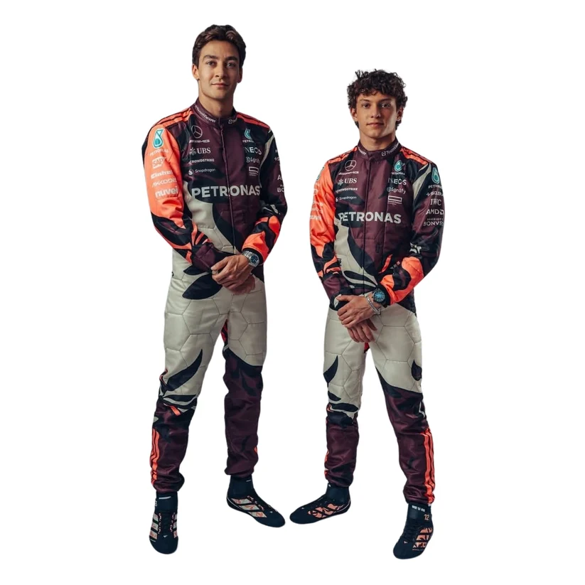 2025 Russell & Antonelli Miami GP racing suit