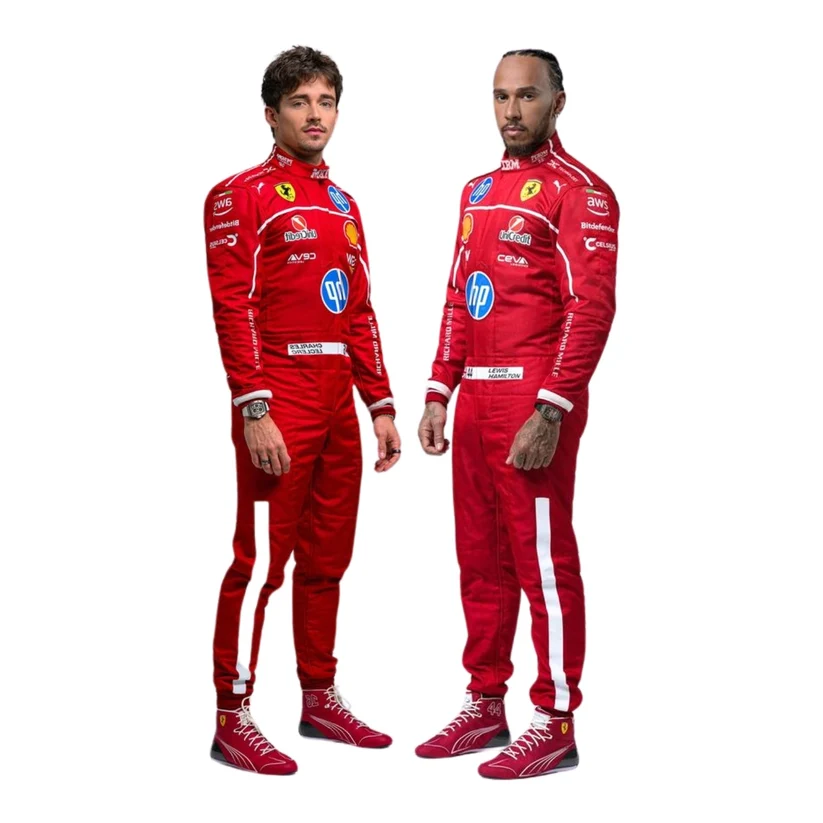 2025 Charles Leclerc & Lewis Hamilton F1 racing suit