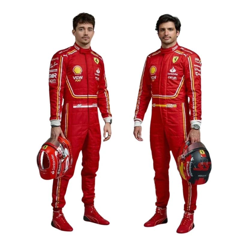 2024 Charles Leclerc & Carlos Sainz Jr F1 racing suit