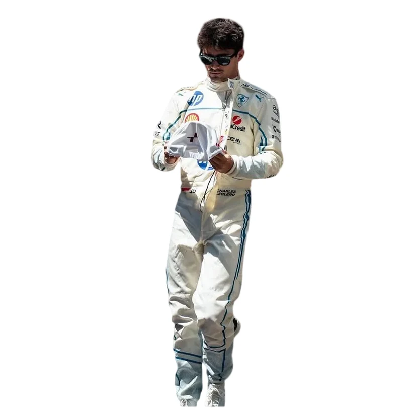 Charles Leclerc 2025 Monaco GP F1 racing suit
