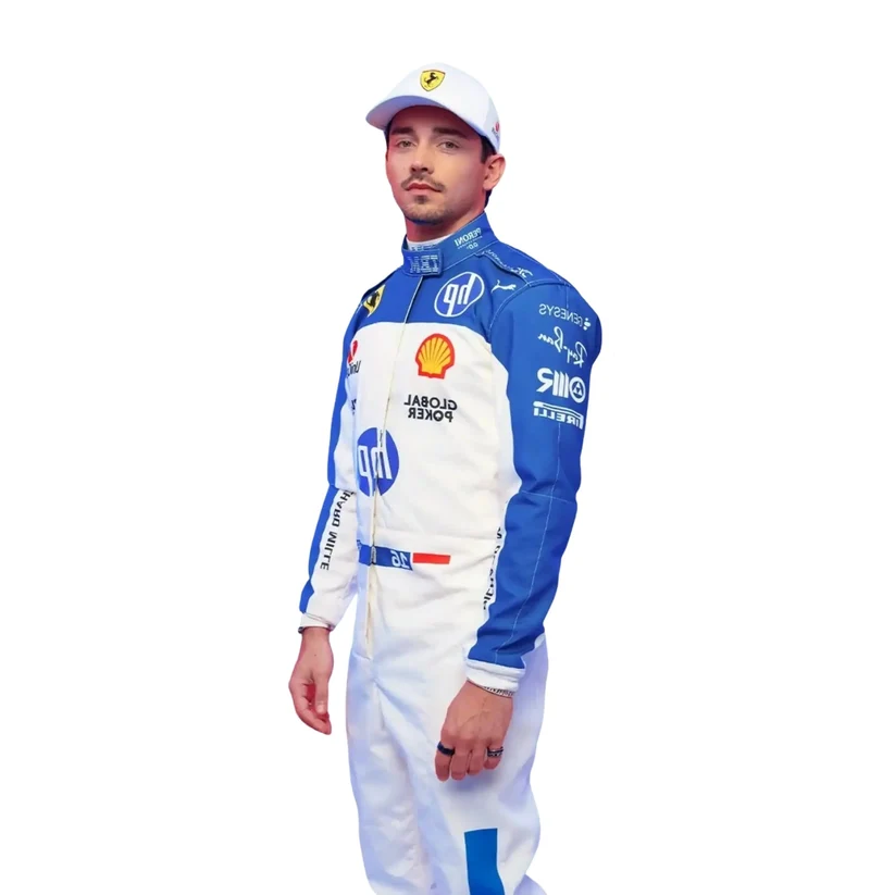 Charles Leclerc 2025 Miami GP F1 racing suit