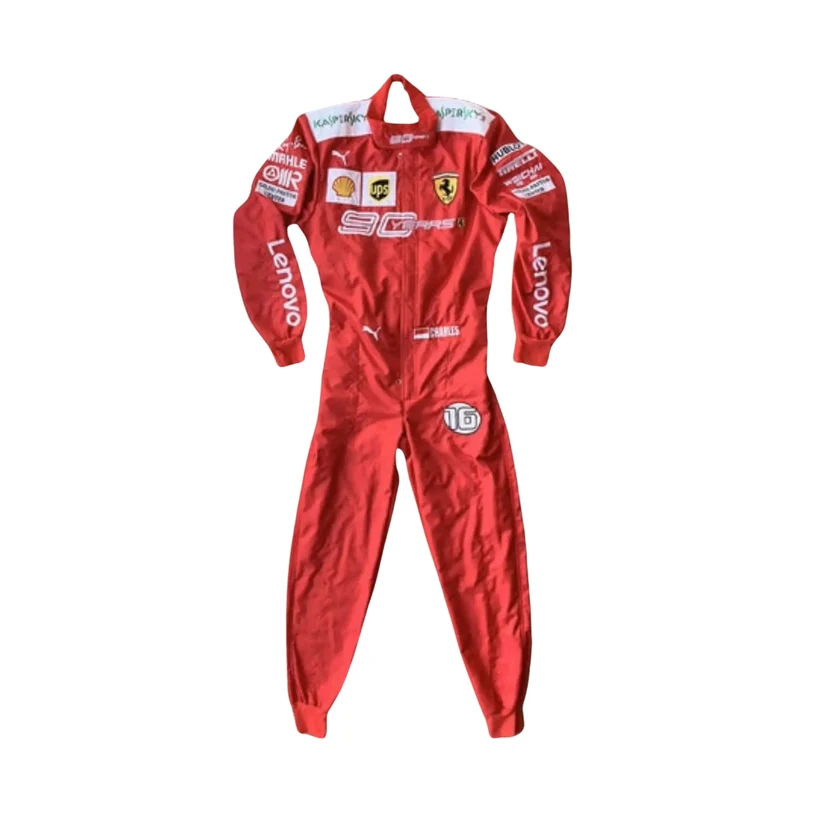 2019 Charles Leclerc Ferrari 90 Years F1 race suit