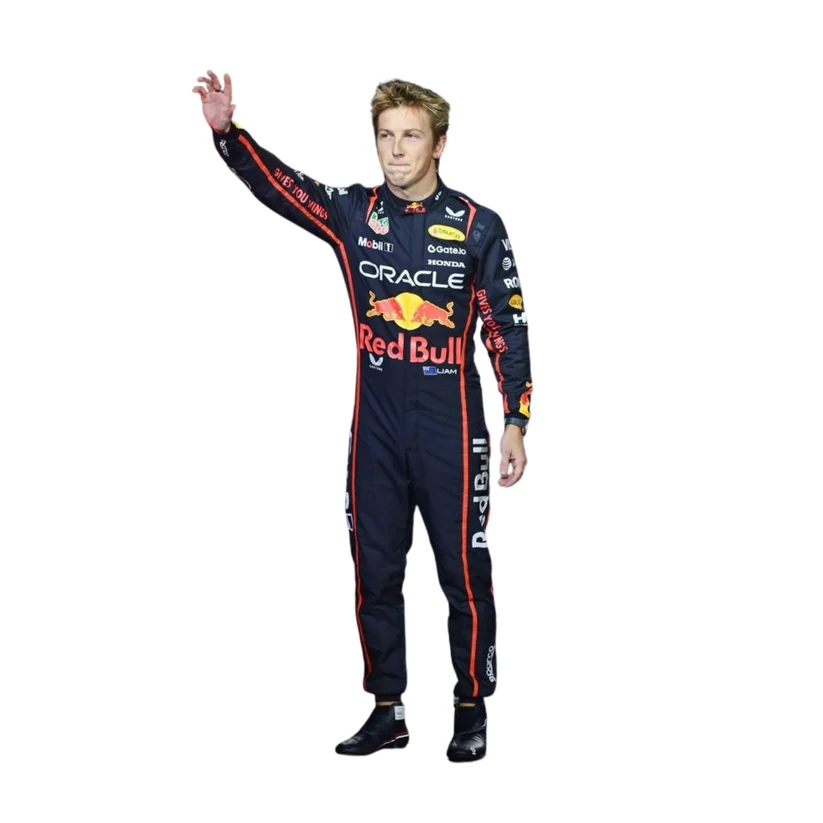 2025 Liam Lawson F1 Racing Suit 2 Liam Lawson Formula 1 racewear from the 2025 season