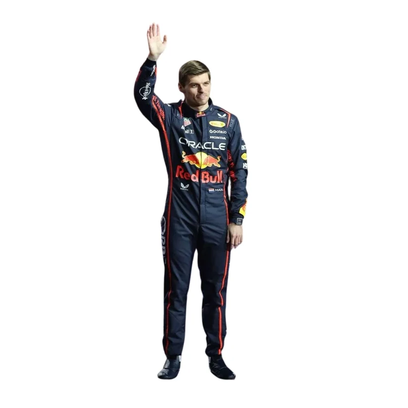 2025 Max Verstappen F1 Racing Suit 6 Front view of the Verstappen-inspired race suit