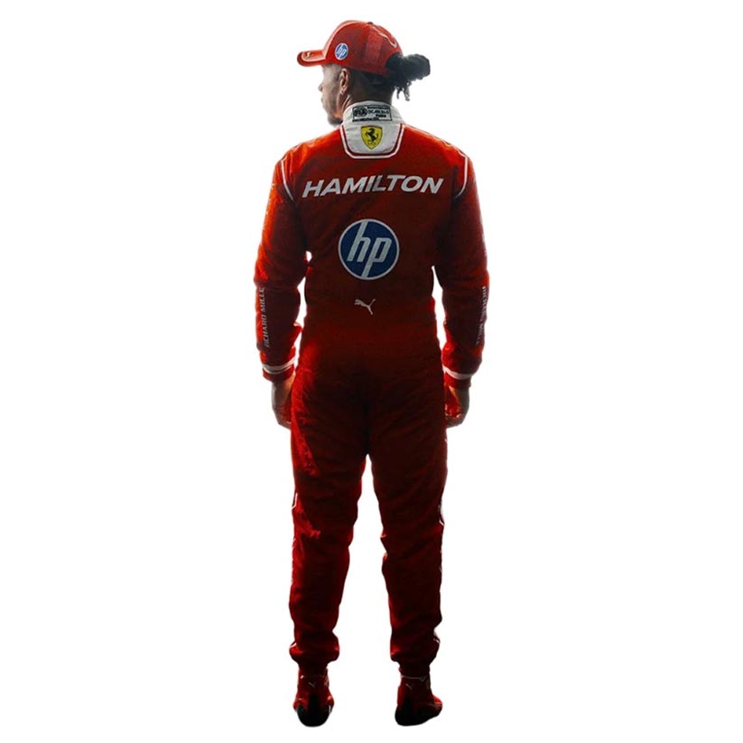 2026 Lewis Hamilton F1 Racing Suit 4 Ferrari F1 racing suit featuring Lewis Hamilton in 2026
