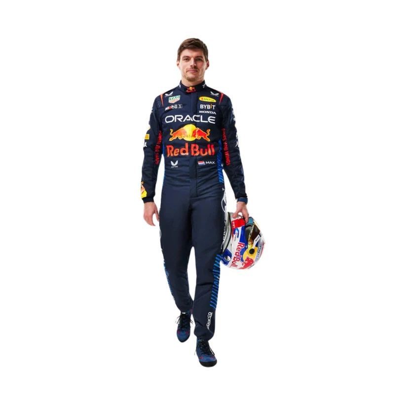 2024 Max Verstappen F1 Racing Suit 6 Front view of the Verstappen-inspired race suit