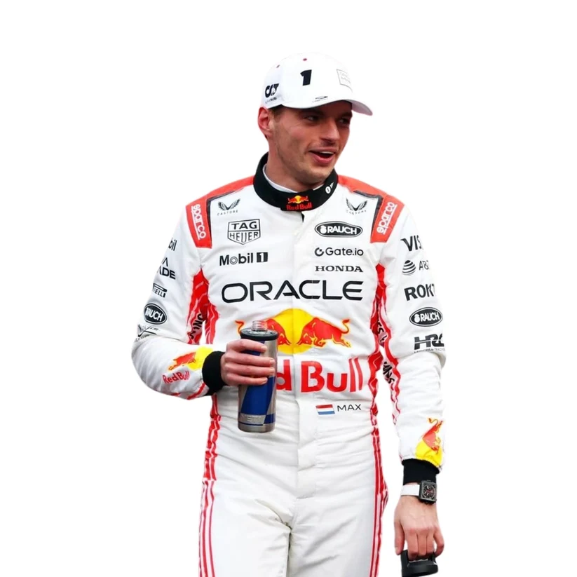 Max Verstappen 2025 Japanese GP F1 Race Suit 3 Front view of the 2025 Verstappen F1 racing suit