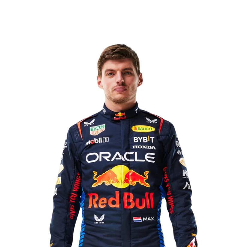 2024 Max Verstappen F1 Racing Suit 4 Men’s Formula 1 suit based on Verstappen’s team design